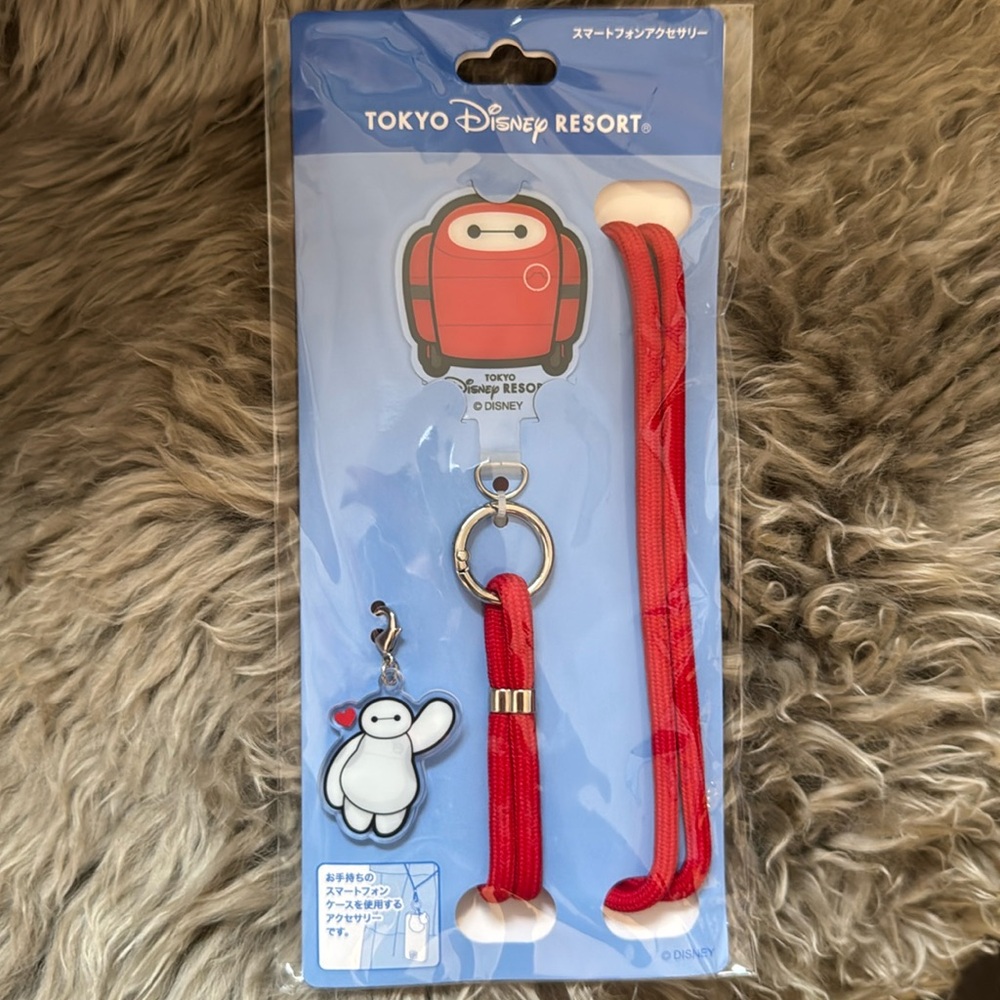 Tokyo Disney Resort - Baymax Crossbody Phone Strap - Red